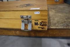 Meyer M-2 Minus .251 - .500" Pin -Plug Gage Set with Box