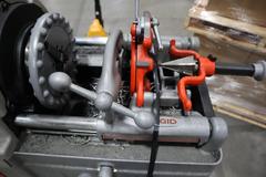 RIDGID 535 Series Manual Pipe Threading Machine on Stand 