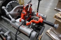 RIDGID 535 Series Manual Pipe Threading Machine on Stand 