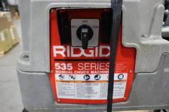 RIDGID 535 Series Manual Pipe Threading Machine on Stand 