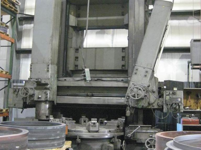 Scheiss Vertical Turret Lathe with 63-1/2" Chuck, Side Head and DRO [Plant 3]