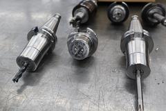 4) LYNDEX-NIKKEN CAT40-MMC8C-90U VMK8 Hydraulic Collet Chuck in Savage