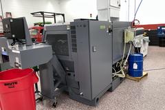 Miyano BNX-51MSY Multi-Axis Turning Center with Dual Spindles, Live Milling Turret with Y-Axis,  Cool Blaster High Pressure Coolant, Mist Collector, Live Tooling Included.