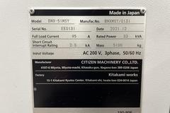 Miyano BNX-51MSY Multi-Axis Turning Center with Dual Spindles, Live Milling Turret with Y-Axis,  Cool Blaster High Pressure Coolant, Mist Collector, Live Tooling Included.