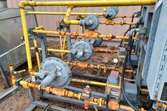 Natural Gas Fired Blow-Off Heaters with Gas Train Systems and Control