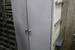 Metal Cabinet and Contents