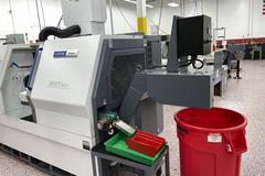 Miyano BNX-51MSY Multi-Axis Turning Center with Dual Spindles, Live Milling Turret with Y-Axis,  Cool Blaster High Pressure Coolant, Mist Collector, Live Tooling Included.