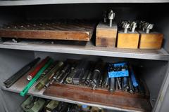 Metal Cabinet and Contents