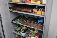 Metal Cabinet and Contents