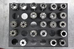 TG-100 Collets and Rack