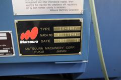 Matsuura ES-550V CNC Vertical Machining Center, 15,000 RPM, Siemens G-Tech 840DIS CNC Control, 30 ATC, Laser Tool Probe