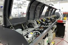 Miyano BNX-51MSY Multi-Axis Turning Center with Dual Spindles, Live Milling Turret with Y-Axis,  Cool Blaster High Pressure Coolant, Mist Collector, Live Tooling Included.