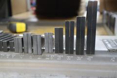 Precision Ground Angle  Blocks in Aluminum Divider Parallels 