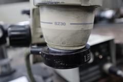 Olympus SZ30 Stereo Zoom Microscope w Articulating Stand, Leeds Light Ring and Fiber Light