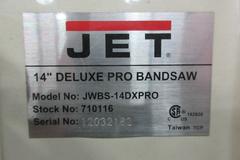 Jet JWBS-14DXBRO Vertical Band Saw With Rip Fence