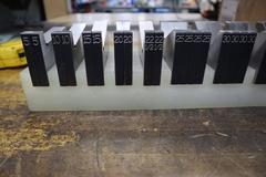 Precision Ground Angle Blocks in Stand