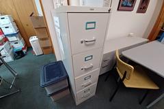 RealSpace 4-Drawer File Cabinets, (3)