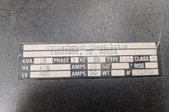 Transformer Specialties 35KVA 3-Phas Transformer with Bus Plug