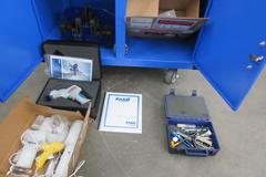 FARO EDGE Portable CMM Arm with Rolling Granite Base, Hard Sided Travel Case and Various Accessories