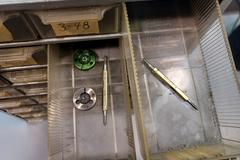 Inside and Outside Thread Gages with Organizer.  3-56NF to 5/8-11