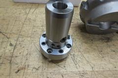 CAT50 Tool Holders (2) 1.5" End Mill Type, (1) 5" Ingersoll Shell Mill, (1) 4" Ingersoll Insert Mill, (1) Erickson Adaptor