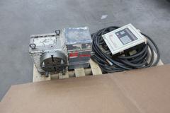SMW ET200v Rotary Table with System 50 Controller, Tailstock, and Connector Cables