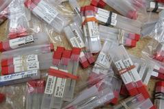 Small Carbide Cutting Tools, End Mills, Drills, Chamfer Tools, Various Brands, All New, Most Small Diameter Under .188", Mostly Redline Tools