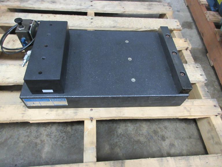 Diabase Black Granite Surface Plate With Sytem 3R Pneumatic Valve Control