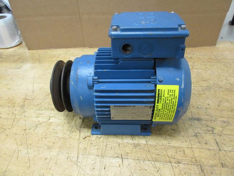 Eurodrive 2hp Severe Duty Electric Motor 1720 RPM