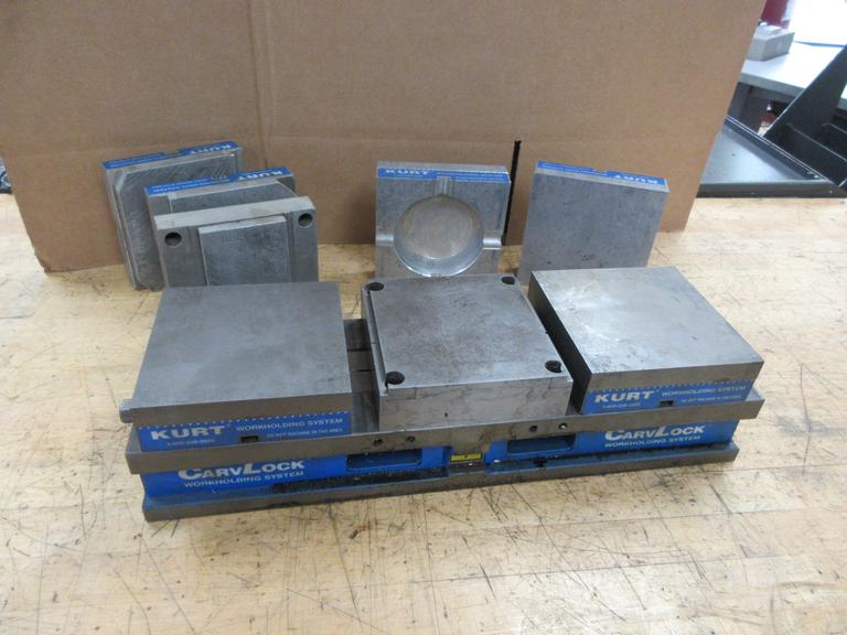 Kurt DoubleLock DLU6 6" Machine Vise with Aluminum and Steel Moveable and Center Jaw Sets