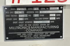 Milltronics RW-15 CNC Vertical Machining Center, Centurion 7 CNC Control, CAT 40, 16-Station Tool Changer, Chip Auger (#125)