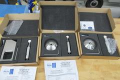 Hexagon Ceramic Calibration Spheres (3), with Bases. 25mm