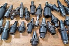 Cat 40 Tool Holders, Assorted Styles Including End Mill, Tapping, Collet and Others