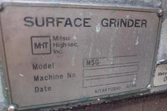 Mitsui High-Tech MSG-200MH 6"x12" Hand Feed Surface Grinder with Electromagnetic Chuck and Vac-U-Guard