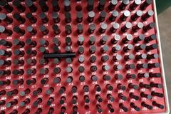 Vermont Gage .2510" to .5000" Minus Gage Pin Set with Black Guard