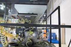 Maguire Material Hopper with MPI Weigh Scale Blender, Conair Franklin Vacuum Loader Units and Portable Steel Stand