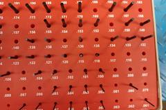 Vermont Gage .0610" to .2500" Black Guard Minus Gage Pin Set (Incomplete)