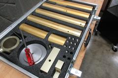 Kinematic Ball Bar Stand in Heavy Duty Protective Case with Mounting Hardware and Accessories