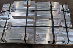 850 lbs Aluminum, 10" x 12-1/4" x 2-1/2" Blocks, (28) Pieces