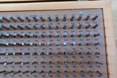 Meyer Model C-10 Gage Pin Set, .011 to .250 (Incomplete)