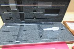 Starrett and Mitutoyo, Telescoping Gauges, 1.5"-8" Inside Micrometer, 0-8" Depth Mic, .1-1" Inside Groove Micrometer