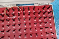 Vermont Gage .0610" to .2500" Black Guard Minus Gage Pin Set (Incomplete)