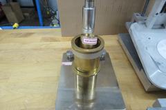 Nikon Toolmaker's Microscope Stage with Cable. (One Handle Damaged); Powder Flow Tester, Olympus Microscope Frame