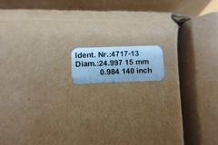 Hexagon Ceramic Calibration Spheres (3), with Bases. 25mm