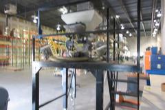 Maguire Material Hopper with MPI Weigh Scale Blender, Conair Franklin Vacuum Loader Units and Portable Steel Stand