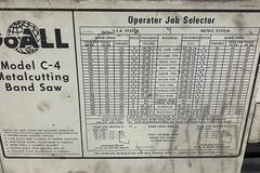 DoAll C-4 Horizontal Band Saw with Coolant 