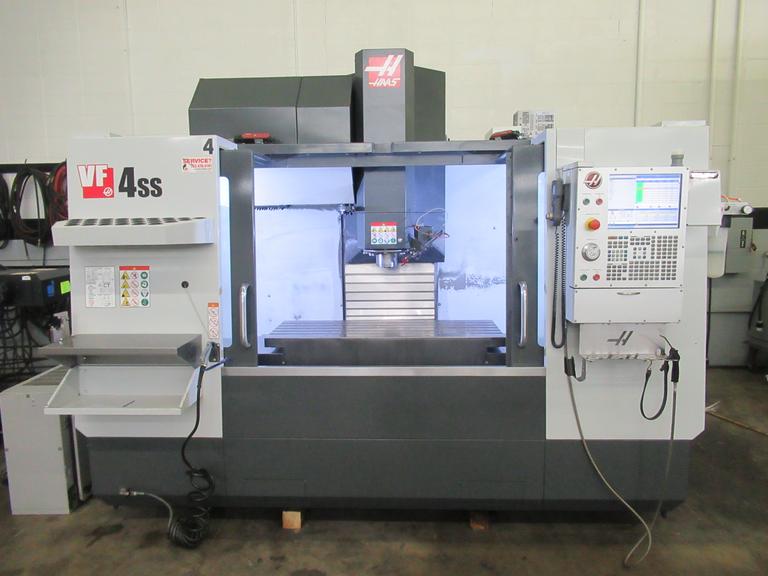 Haas VF-4SS CNC Vertical Machining Center, 4th Axis, 30 ATC, 12,000 RPM