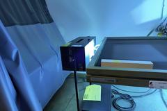 Olite AL53 Printing Light with Olec Lamphead Model LT1 High, Low, Medium Intesity on Portable Stand