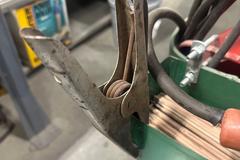 Lincoln AC-225-S Stick Welder with Stick Clamp, Ground Clamp, Rod and Cart