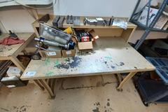 Metal Work Bench - Contents not Included